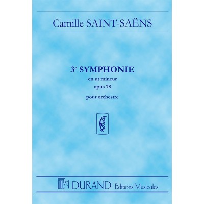 DURAND SAINT SAENS C. - SYMPHONIE N 3 OP 78 - CONDUCTEUR POCHE