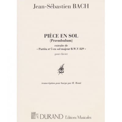  Bach - Piece En Sol - Harpe