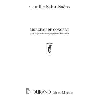 SAINT SAENS C. - MORCEAU DE CONCERT - HARPE