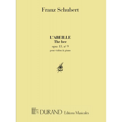 SCHUBERT F. - L'ABEILLE - VIOLON ET PIANO