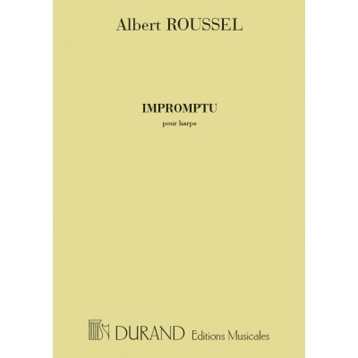 DURAND Roussel - Impromptu - Harpe