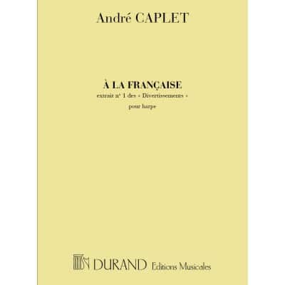 CAPLET - DIVERTISSEMENT A LA FRANCAISE - HARPE