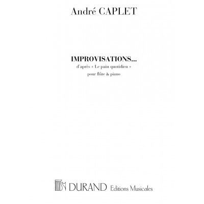 CAPLET - IMPROVISATIONS - FLUTE