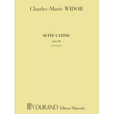 WIDOR - SUITE LATINE - ORGUE