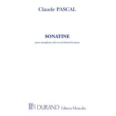 PASCAL - SONATINE - SAXOPHONE ET PIANO