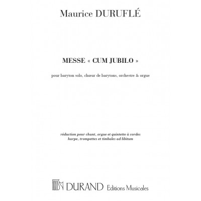  Durufle - Messe Cum Jubilo - Chant Et Piano