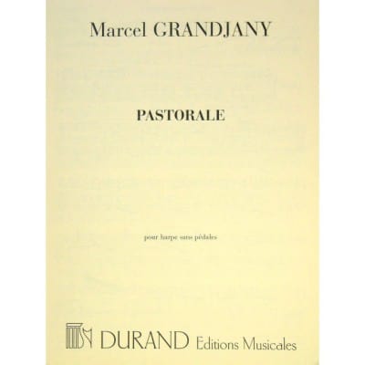  Grandjany - Pastorale - Harpe Chromatique
