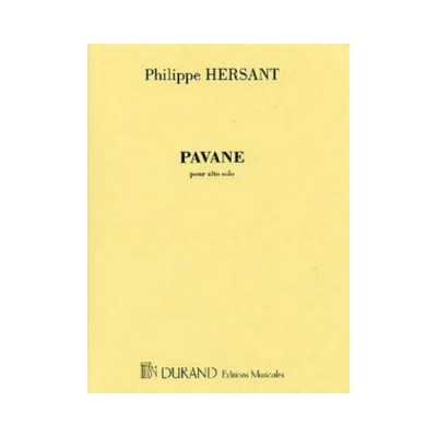 DURAND HERSANT P. - PAVANE - ALTO SEUL