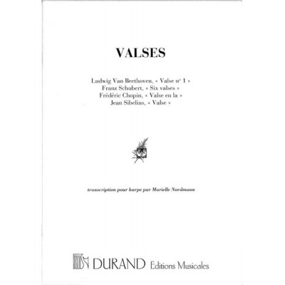 DURAND NORDMANN - VALSES - HARPE