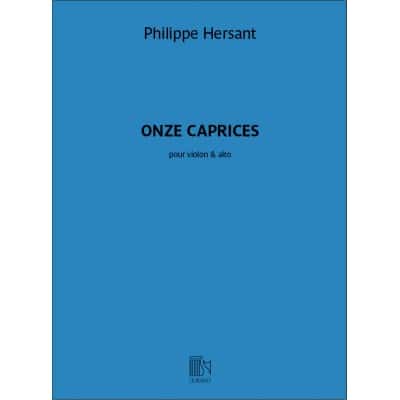HERSANT PH. - ONZE CAPRICES - ALTO & VIOLONCELLE