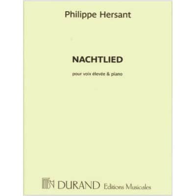 HERSANT P. - NACHTLIED - VOIX MOYENNE
