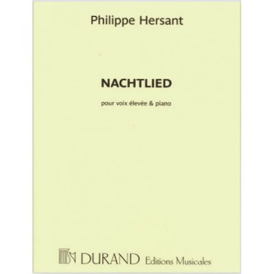 HERSANT P. - NACHTLIED - VOIX MOYENNE