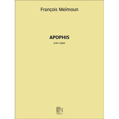 François Meïmoun - Apophis - Orgue