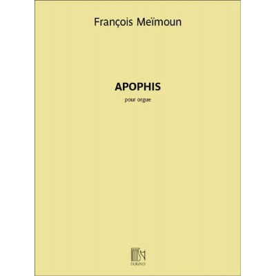FRANÇOIS MEÏMOUN - APOPHIS