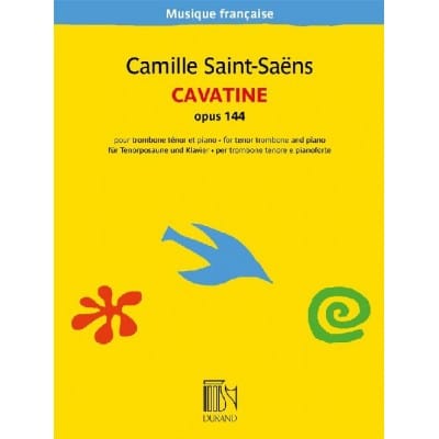 CAMILLE SAINT-SAENS - CAVATINE OPUS 144 - TENOR TROMBONE AND PIANO
