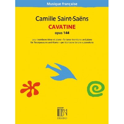 DURAND Camille SAINT-saens - Cavatine Opus 144 - Trombone Ténor et Piano