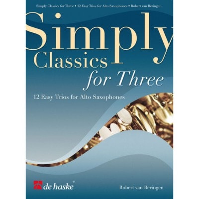 SIMPLY CLASSICS FOR THREE - 3 SAXOPHONE ALTO 
