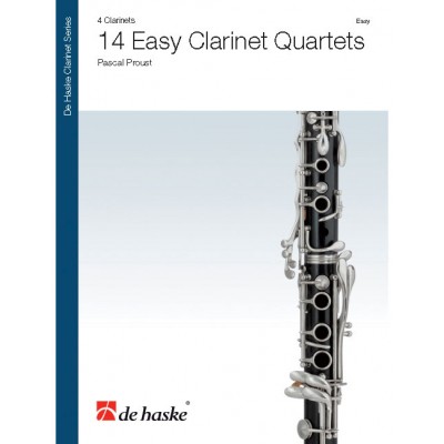 PROUST P. - 14 EASY CLARINET QUARTETS 