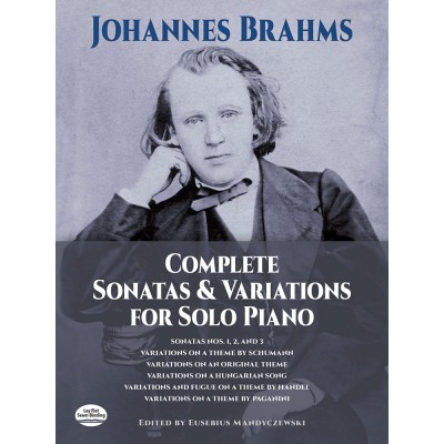 BRAHMS COMPLETE SONATAS AND VARIATIONS - PIANO SOLO