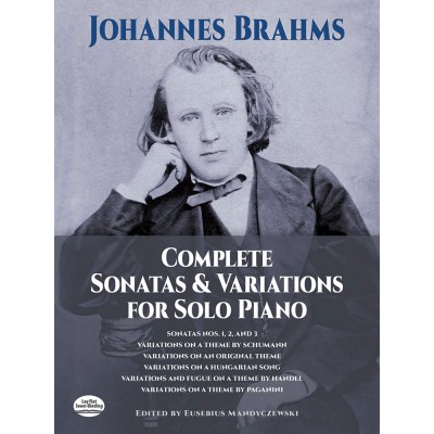 DOVER BRAHMS COMPLETE SONATAS AND VARIATIONS - PIANO SOLO