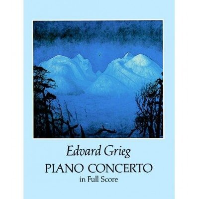 GRIEG EDVARD - PIANO CONCERTO IN FULL SCORE - ORCHESTRA