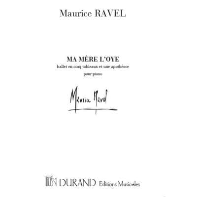 RAVEL M. - MA MERE L'OYE BALLET - PIANO