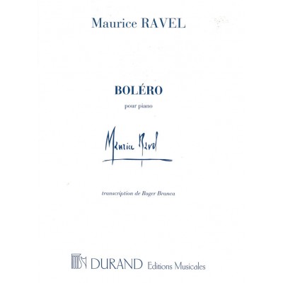 DURAND RAVEL M. - BOLERO - PIANO