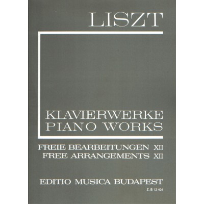 LISZT F. - FREE ARRANGEMENTS VOL 12 - PIANO