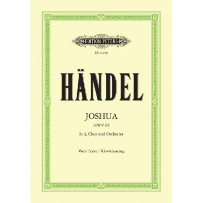  Handel George Friederich - Joshua (new Edition) - Mixed Choir (par 10 Minimum)