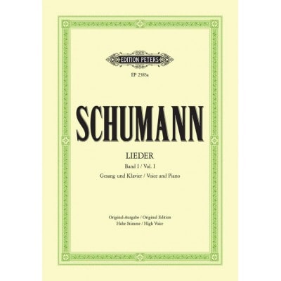 SCHUMANN ROBERT - COMPLETE SONGS VOL.1: 77 SONGS - VOICE AND PIANO (PER 10 MINIMUM)