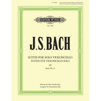  Bach Johann Sebastian - Cello Suite No 6 - Double Bass