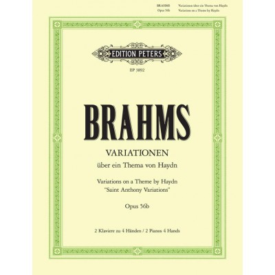 BRAHMS J. - VARIATIONS ON A THEME BY HAYDN OP.56B - 2 PIANOS