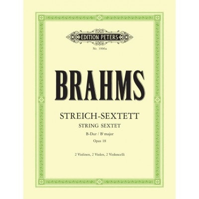  Brahms J. - Streich-sextett B Dur Op.18 Stimmen