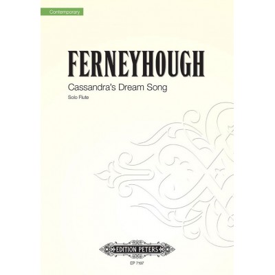 FERNEYHOUGH BRIAN - CASSANDRA'S DREAM SONG - FLUTE/PICCOLO