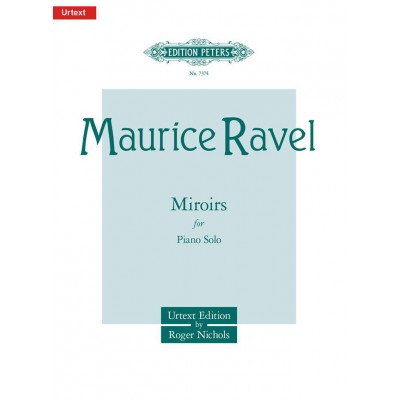 EDITION PETERS RAVEL MAURICE - MIROIRS - PIANO