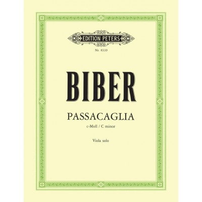 BIBER H.I.F. - PASSACAGLIA C-MOLL - VIOLA SOLO