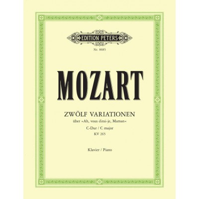  Mozart Wolfgang Amadeus - 12 Variations K265 On 