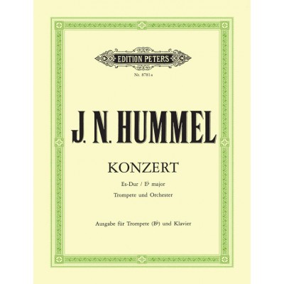 HUMMEL JOHANN NEPOMUK - TRUMPET CONCERTO - TRUMPET AND PIANO