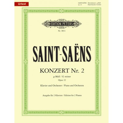  Saint-sans Camille - Piano Concerto No.2 In G Minor - Piano 4 Hands
