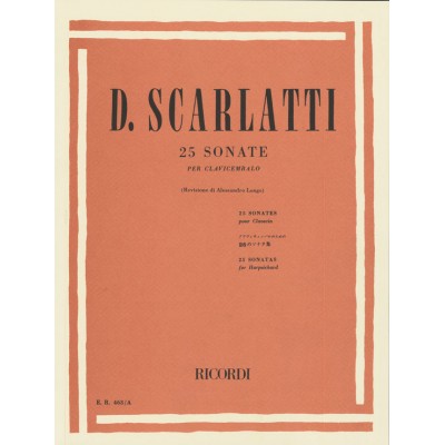 SCARLATTI D. - 25 SONATE - CLAVECIN