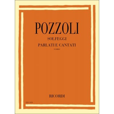 POZZOLI E. - SOLFEGGI PARLATI E CANTATI I CORSO