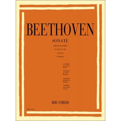  Beethoven L.v. - 32 Sonate Per Pianoforte Vol 2 (17-32) - Piano