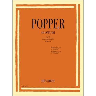 POPPER D. - 40 STUDI OP.73 - VIOLONCELLE