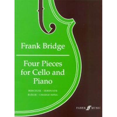 FABER MUSIC Bridge Frank - Four Pieces - Cello And Piano