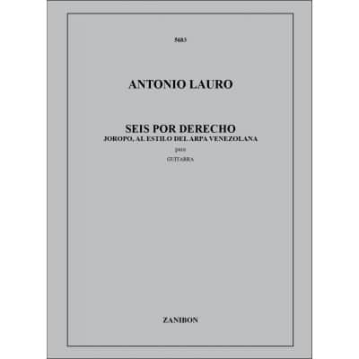 RICORDI LAURO A. - SEIS POR DERECHO - GUITARE