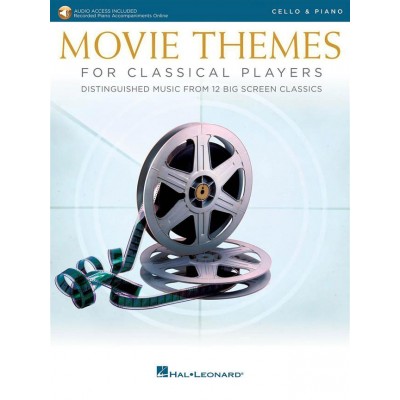 HAL LEONARD MOVIE THEMES FOR CLASSICAL PLAYERS-CELLO & PIANO