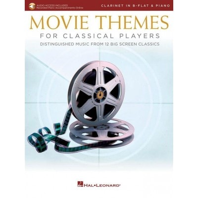 HAL LEONARD MOVIE THEMES FOR CLASSICAL PLAYERS-CLARINET & PIAN