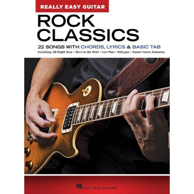 ROCK CLASSICS - REALLY EASY GUITAR SERIES - GUITARE FACILE