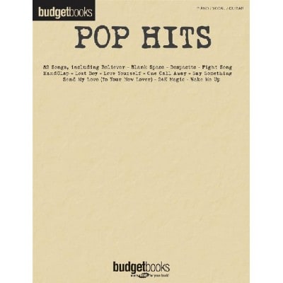 POP HITS - PIANO, CHANT ET GUITARE