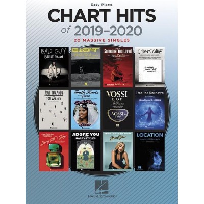 CHART HITS OF 2019-2020 - EASY PIANO